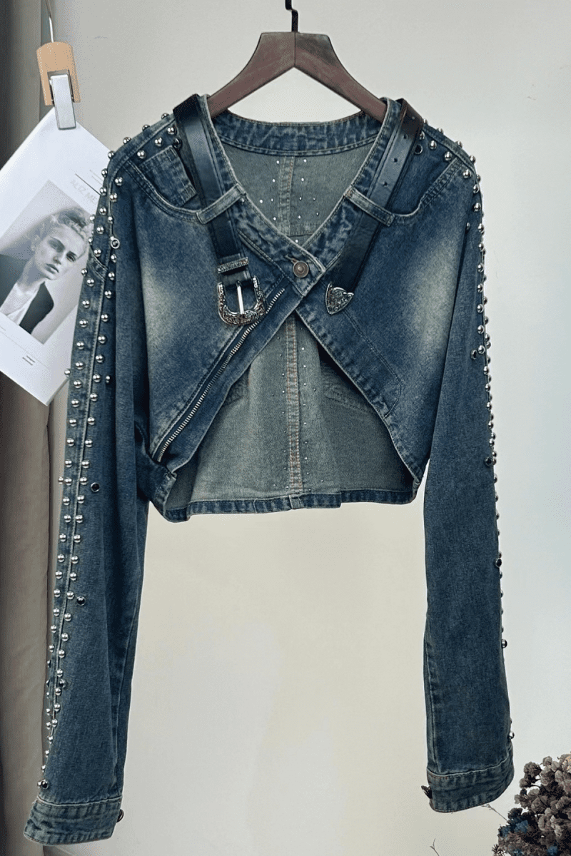 EllisDeconstructStuddedPatchworkJacket 1