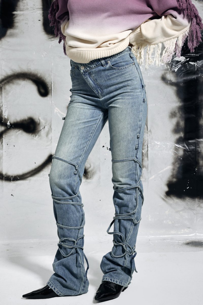 Emryn Lace Up Jeans 3