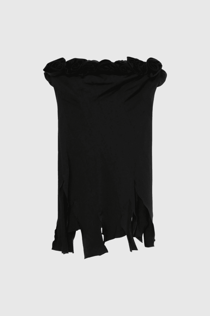 EstellaFlowerFringeOneShoulderTop 2