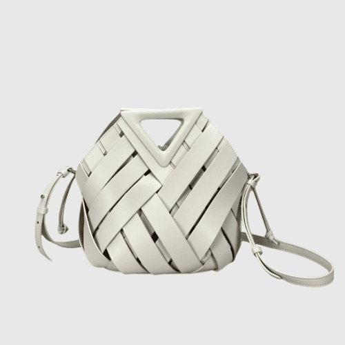 EstelleWeaveHandbagInWhite