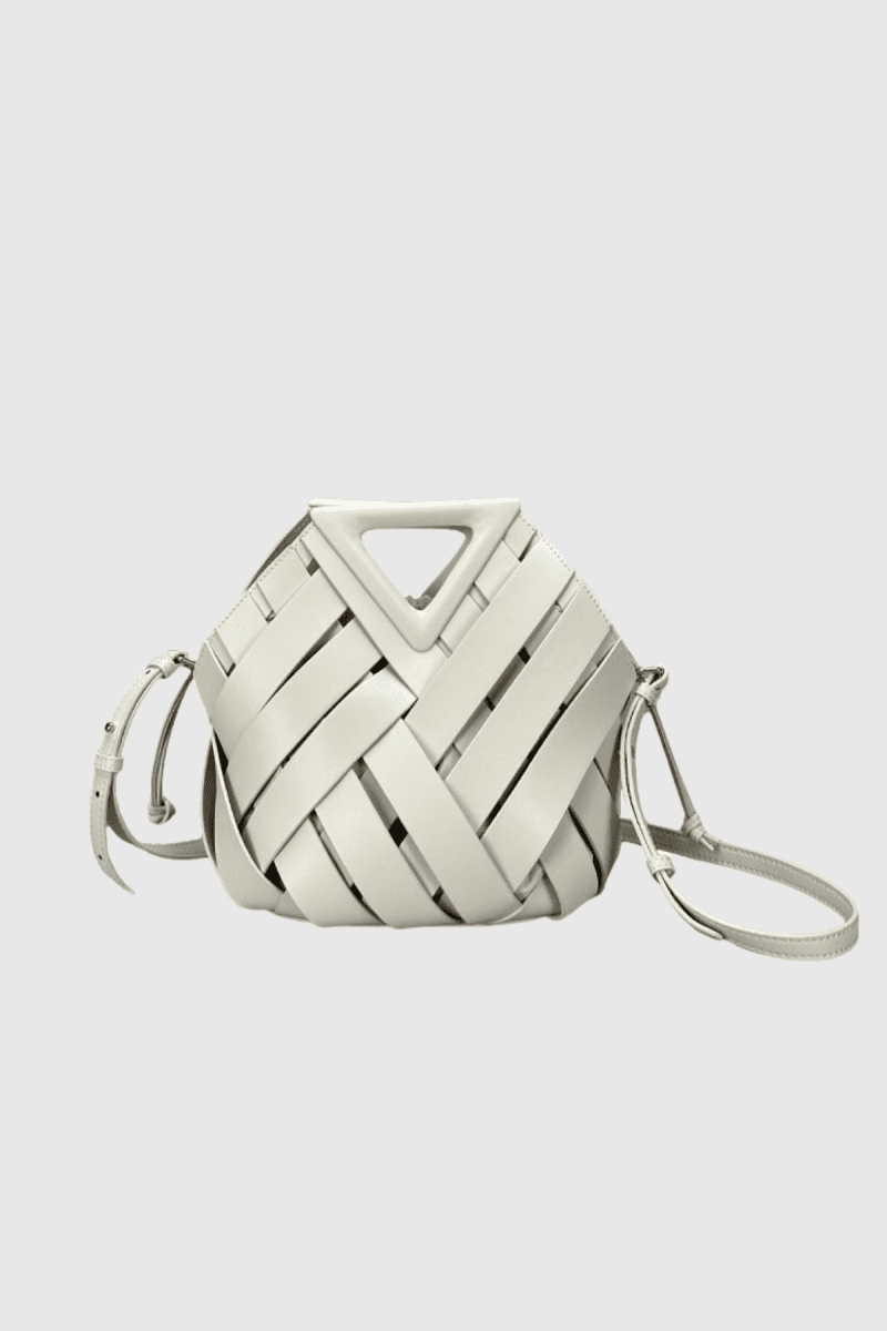 EstelleWeaveHandbagInWhite