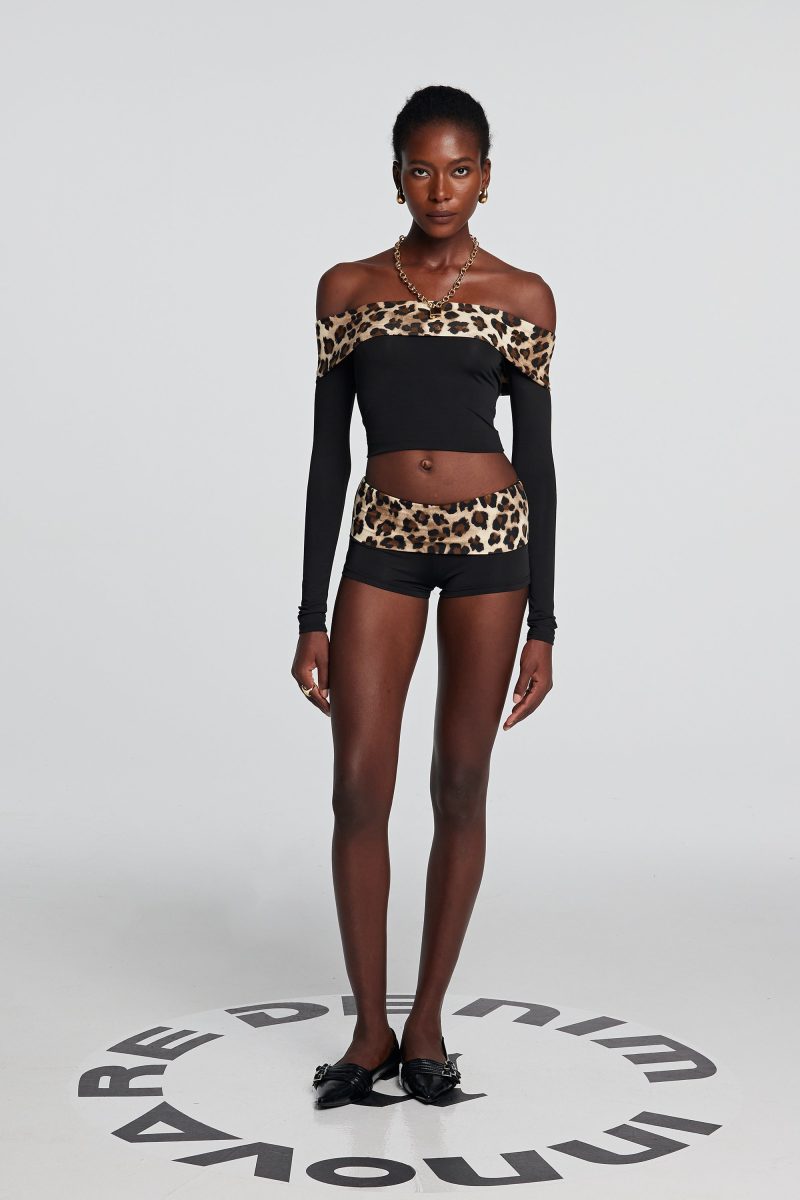 Goldie Off Shoulder Leopard Top 2