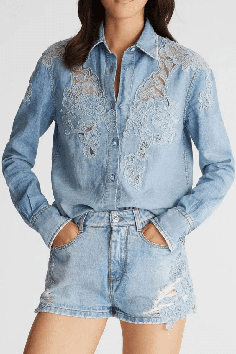 HenryLaceOmbreDenimShirt 2