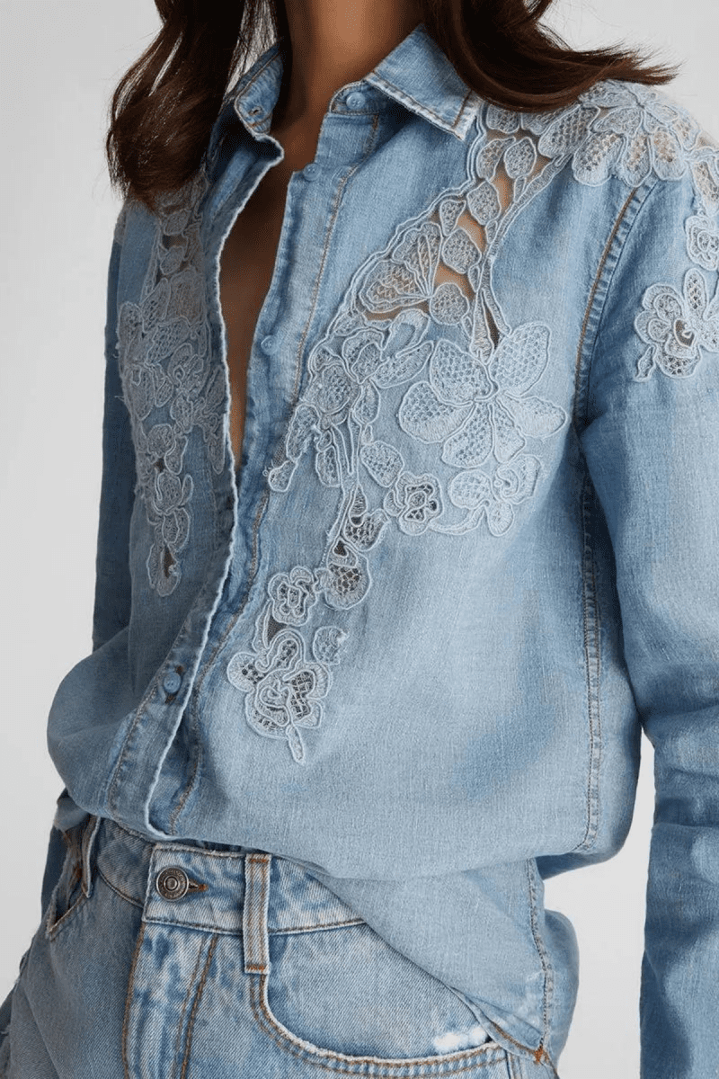 HenryLaceOmbreDenimShirt 4