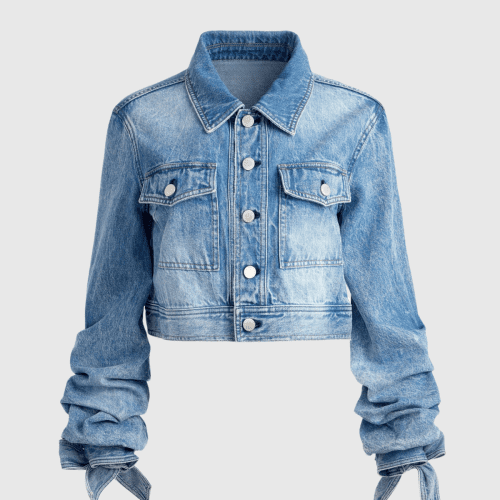 IshitaRuchBowDenimJacket