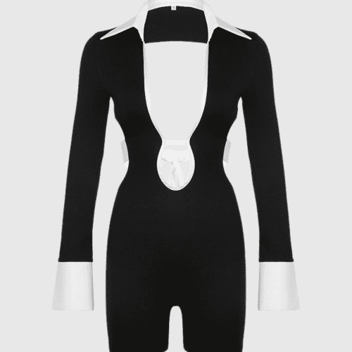 Kriti Cutout Backless Long Sleeve Jumpsuit