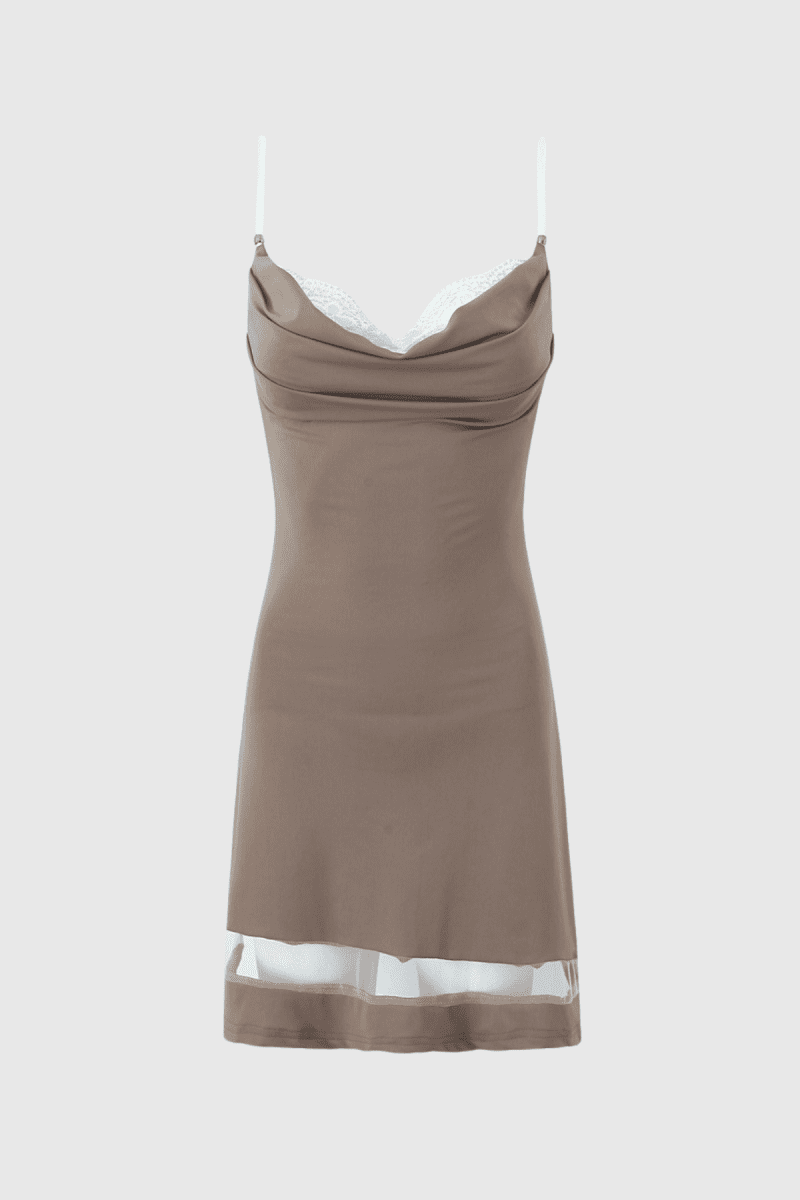 MaliyahLacePatchworkMiniDress 2