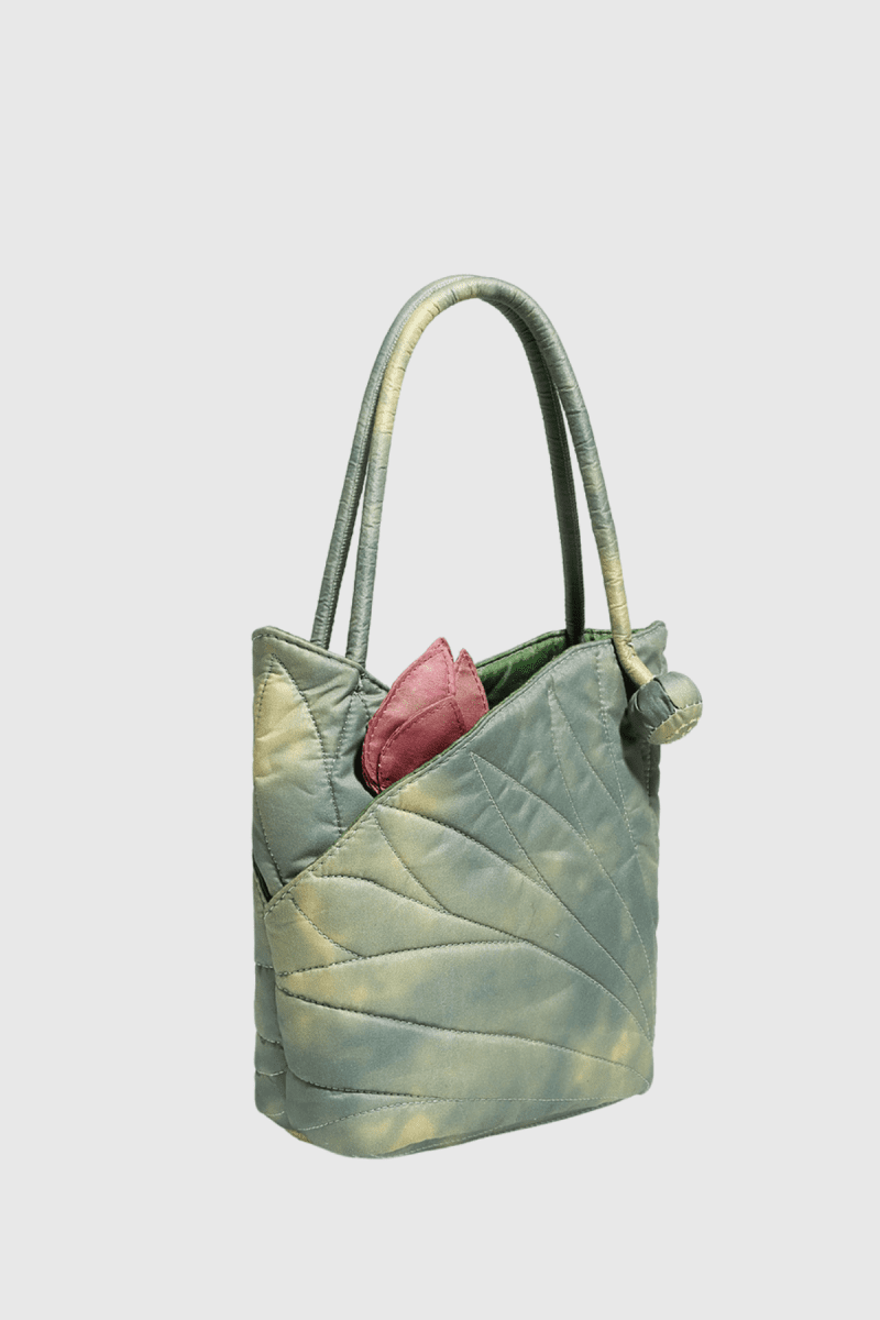 Noah Lotus Embroidered Bag 2