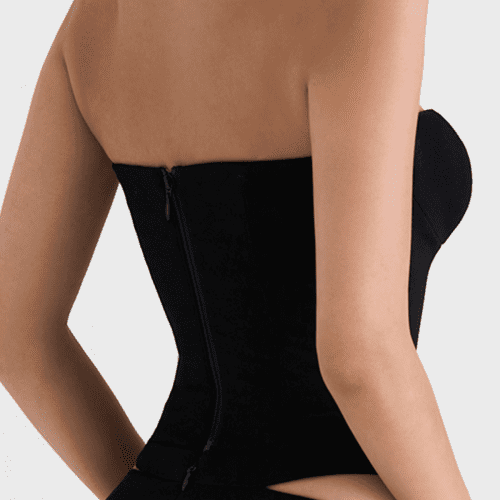 Reyan Corset Plunge Strapless Top 3