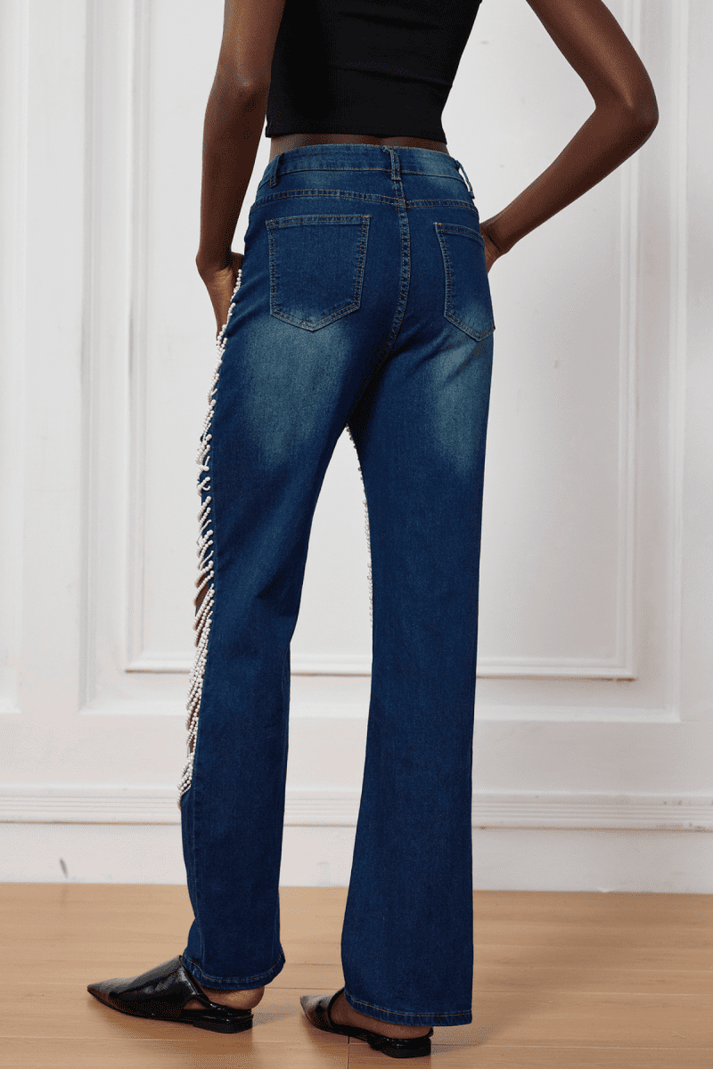 SeraphinaTornChainCutoutJeans 1