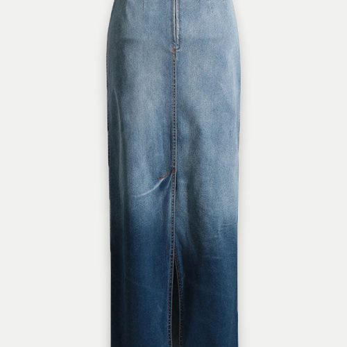 SofiaHighWaistMaxiDenimSkirt 2