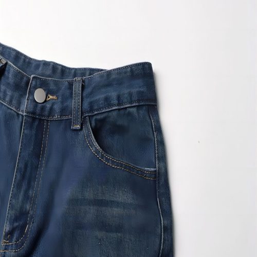 VioletSolidHollowJeans 1