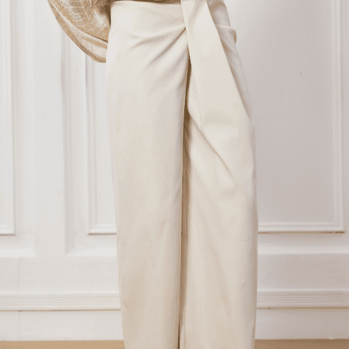 Violette Asymmetric Twist Low Rise Pants 5