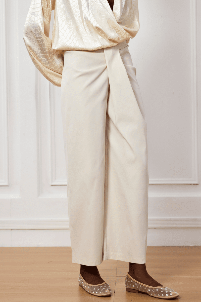 Violette Asymmetric Twist Low Rise Pants 5